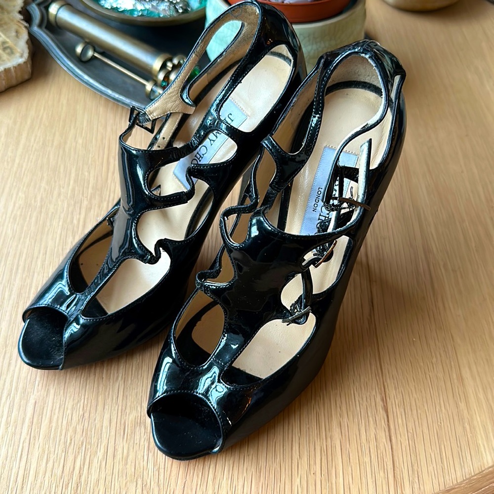 Jimmy Choo strappy heels